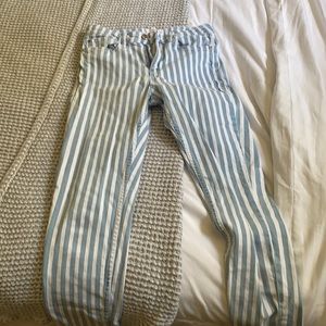 Mango stripe soft jeans